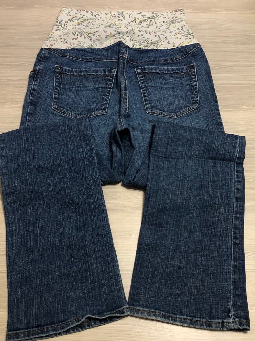 Old Navy Maternity Jeans Stretch Boot Cut Blue Women's Size M - Picture 2 of 13